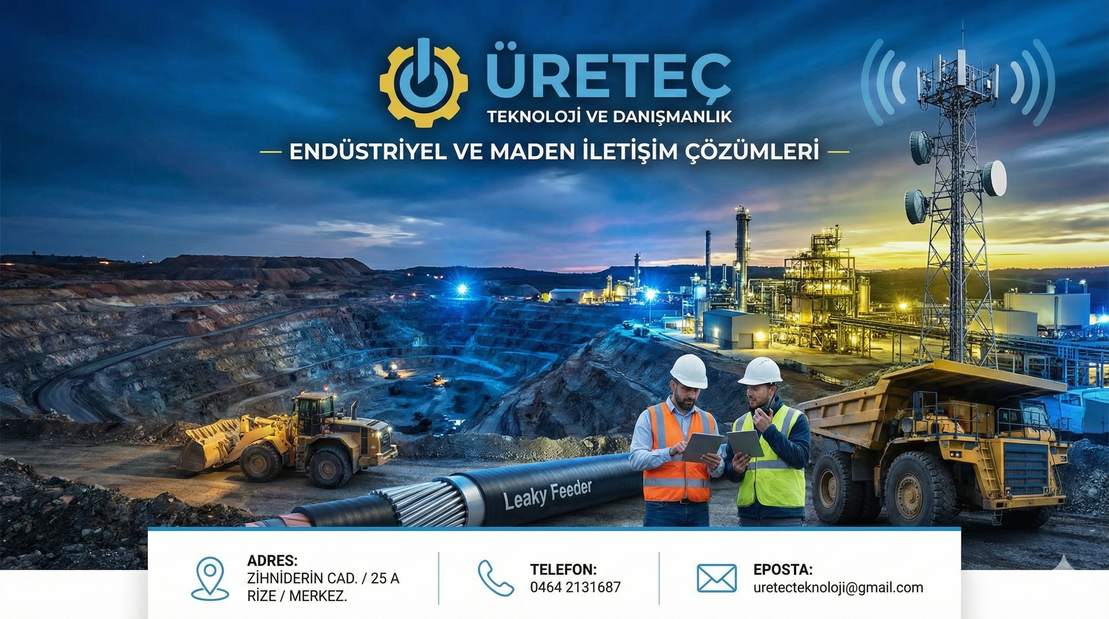 Leaky feeder ekipmanları diyagramı